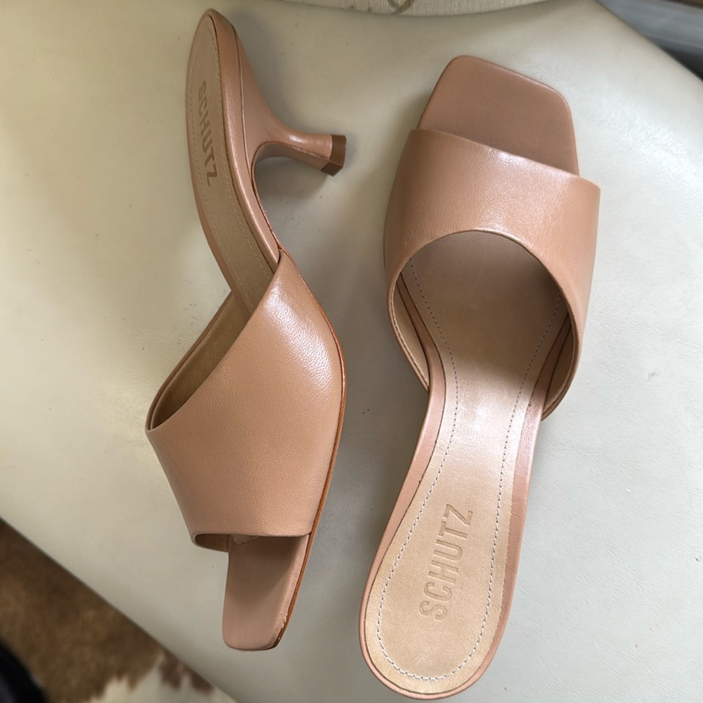 Schutz Open Toe Heels - Picture 8 of 9